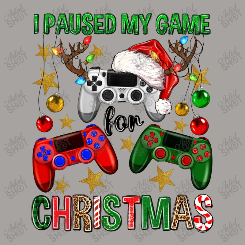 I Paused My Game For Christmas Game Controller Racerback Tank 7 I Paused My Game For Christmas Game Controller Racerback Tank - Image 5