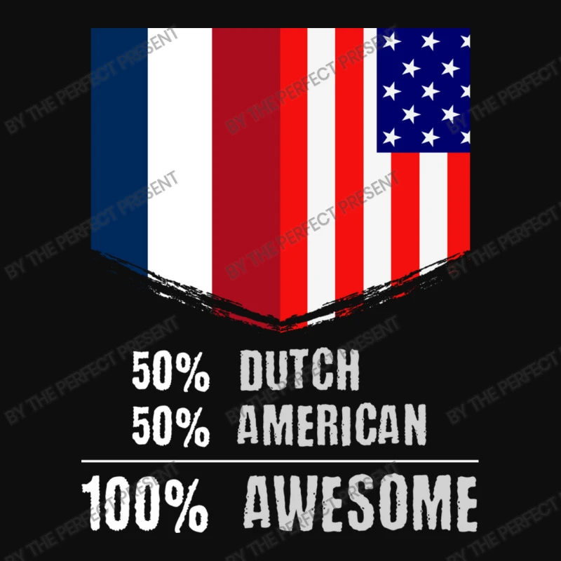 50 Dutch 50 American 100 Awesome Immigrant Crop Top 5 50 Dutch 50 American 100 Awesome Immigrant Crop Top - Image 3