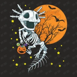 Axolotl Halloween Costume Creepy Skeleton Pumpkin Ladies Fitted T-Shirt -DIOO Clothing Shop d.2526201074.25071314.s3.1 272624 Wml6 800x800 1