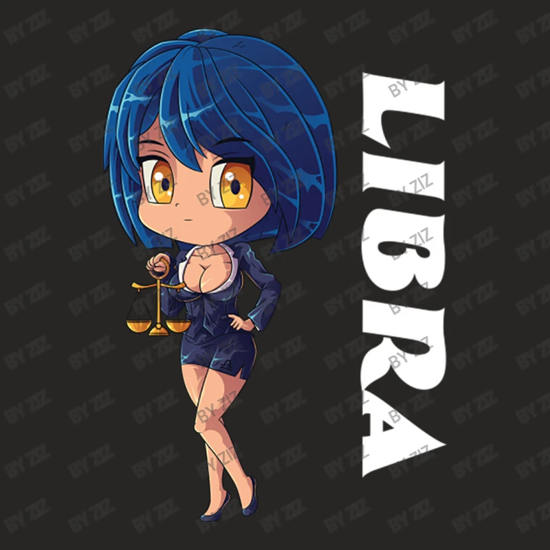 Zodiac Libra Girl Astrology Horoscope Sign Cute Bi Ladies Fitted T-Shirt 7 Zodiac Libra Girl Astrology Horoscope Sign Cute Bi Ladies Fitted T-Shirt - Image 5