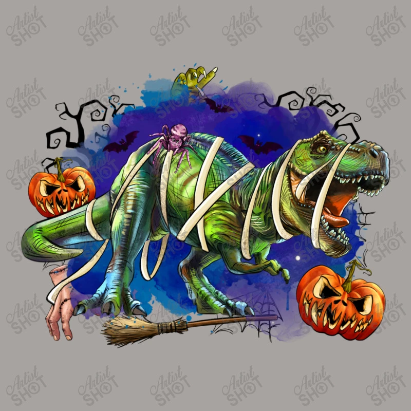 Halloween T-rex Racerback Tank 7 Halloween T-rex Racerback Tank - Image 5