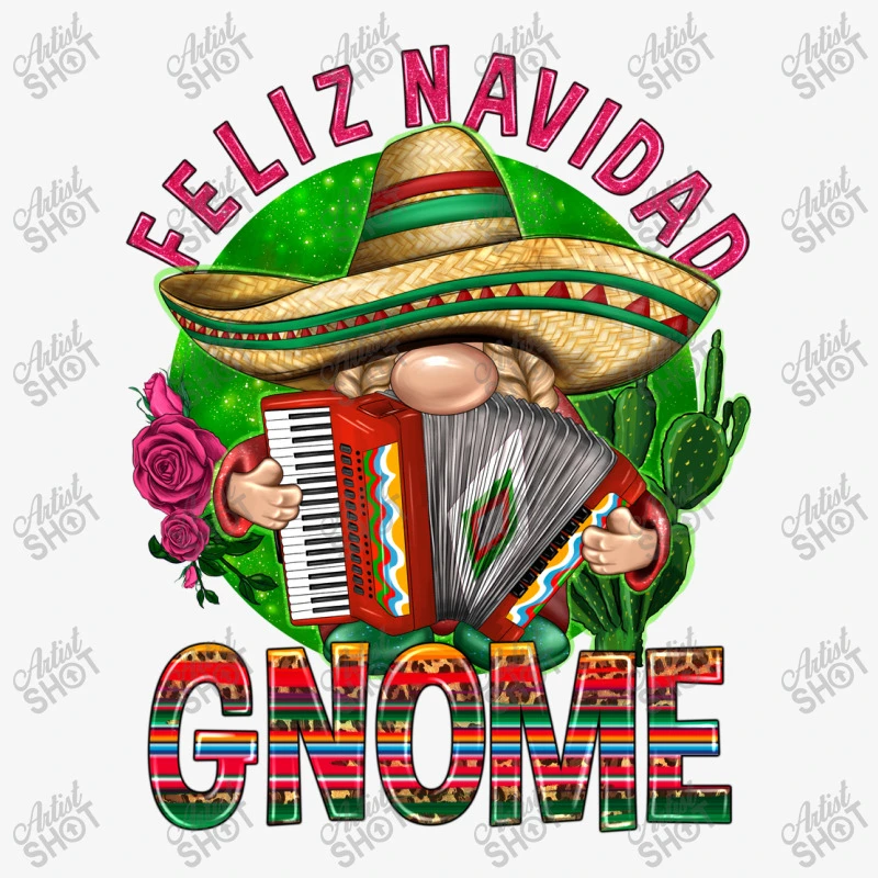 Feliz Navidad Gnome Ladies Fitted T-Shirt 7 Feliz Navidad Gnome Ladies Fitted T-Shirt - Image 5