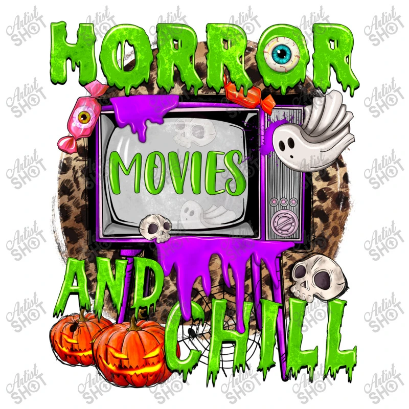 Horror Movies And Chill Crop Top 5 Horror Movies And Chill Crop Top - Image 3