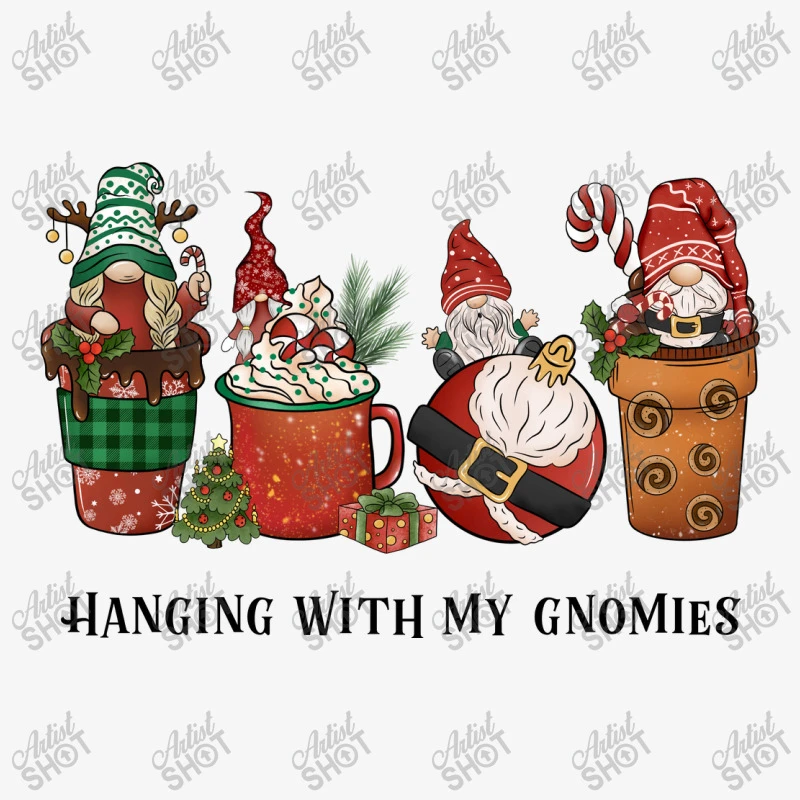 Hanging With My Gnomies Sublimation Ladies Fitted T-Shirt 7 Hanging With My Gnomies Sublimation Ladies Fitted T-Shirt - Image 5