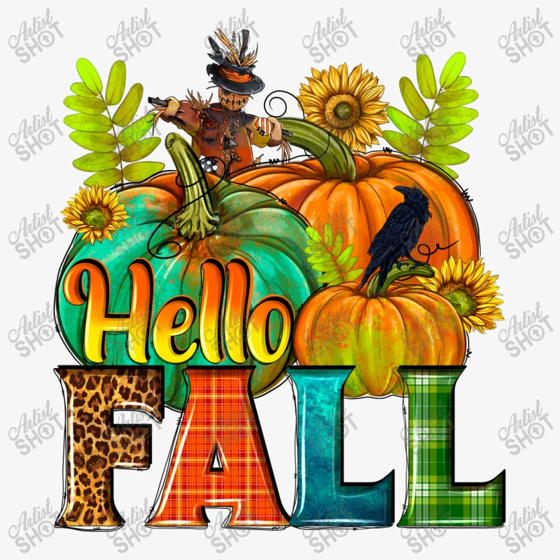 Hello Fall Ladies Fitted T-Shirt 7 Hello Fall Ladies Fitted T-Shirt - Image 5