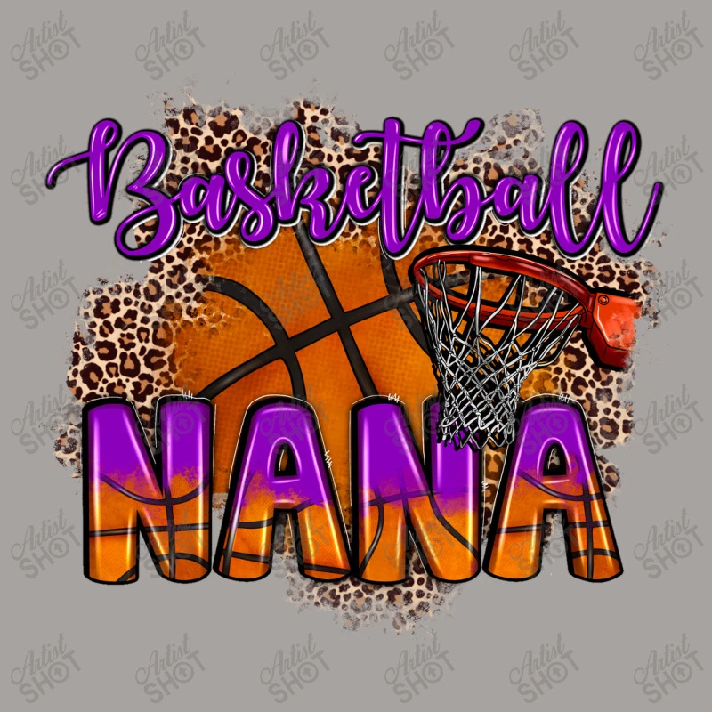 Basketball Nana Purple Racerback Tank 7 Basketball Nana Purple Racerback Tank - Image 5