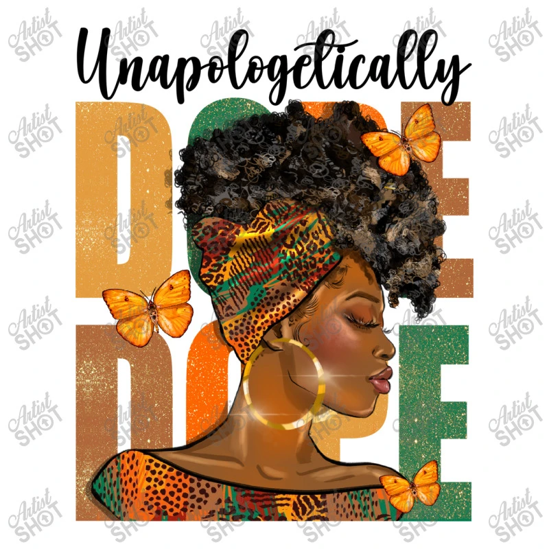 Unapologetically Dope Afro Women Women's V-Neck T-Shirt 7 Unapologetically Dope Afro Women Women's V-Neck T-Shirt - Image 5