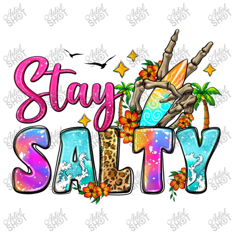 Stay Salty Women's V-Neck T-Shirt 7 Stay Salty Women's V-Neck T-Shirt - Image 5