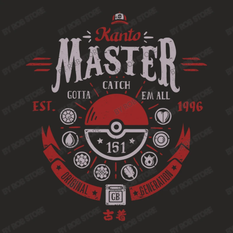 Kanto Master Classic Gaming Ladies Fitted T-Shirt 7 Kanto Master Classic Gaming Ladies Fitted T-Shirt - Image 5