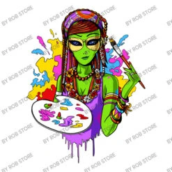Hippie Alien Girl Psychedelic Painting Artist Crop Top -DIOO Clothing Shop d.2526641523.25079370.s3.1 ffffff Um9iIFN0b3Jl 800x800 1