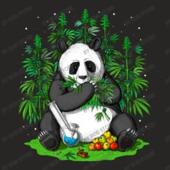 Panda Weed Stoner Ladies Fitted T-Shirt -DIOO Clothing Shop d.2526651745.25085270.s3.1 272624 Um9iIFN0b3Jl 800x800 1
