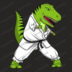 T Rex Dinosaur Karate Ninja Ladies Fitted T-Shirt -DIOO Clothing Shop d.2526669822.25092599.s3.1 272624 Um9iIFN0b3Jl 800x800 1