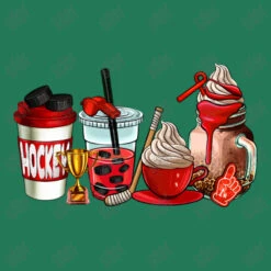 Hockey Coffee Cups Ladies Fitted T-Shirt -DIOO Clothing Shop d.2526690339.25092209.s3.1 237857 YXJ0aXN0c2hvdA 800x800 1