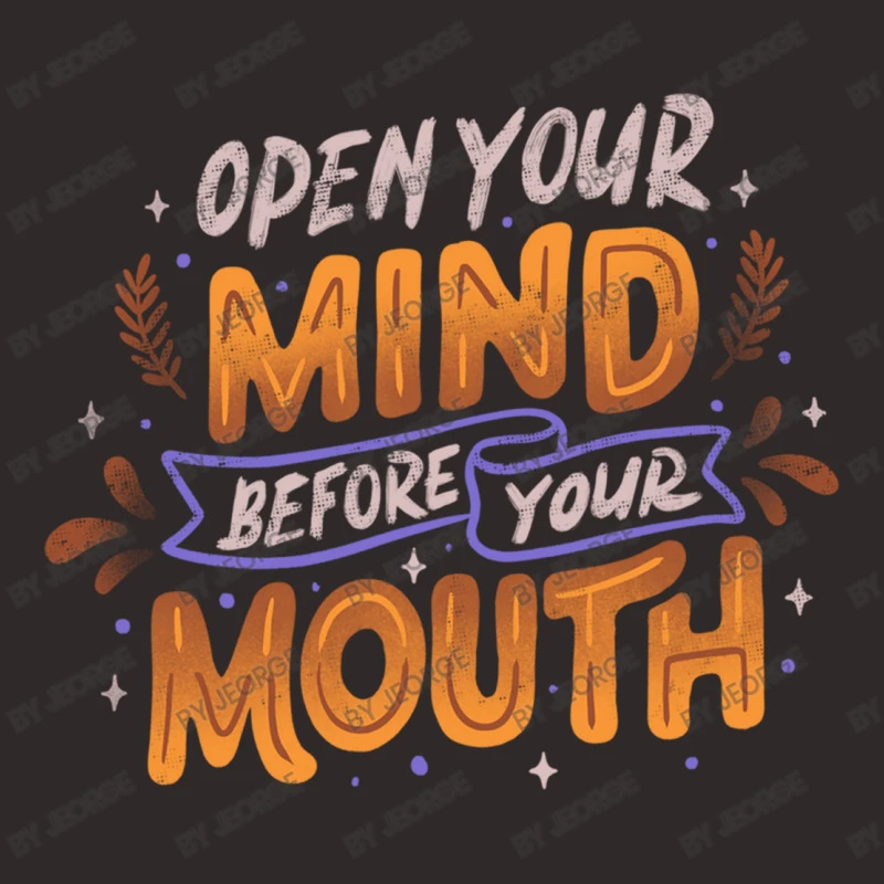 Open Your Mind Before Your Mouth Racerback Tank 7 Open Your Mind Before Your Mouth Racerback Tank - Image 5