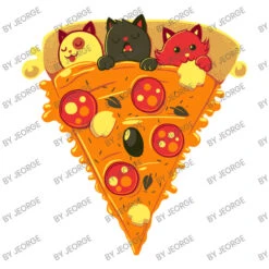 Pizza Cat Women's V-Neck T-Shirt -DIOO Clothing Shop d.2526936161.25082878.s3.1 ffffff SmVvcmdl 800x800 1