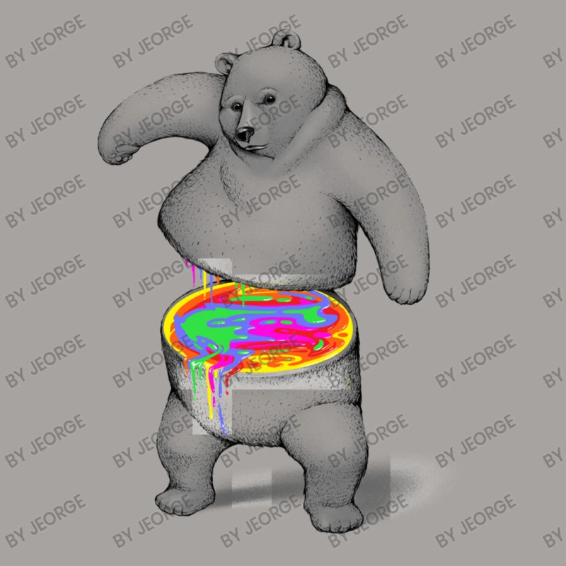 Rainbow Bear Racerback Tank 7 Rainbow Bear Racerback Tank - Image 5