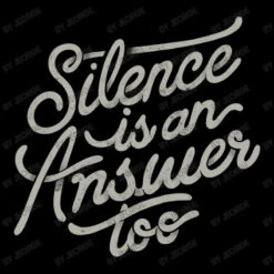 Silence Is An Answer Too Women's V-Neck T-Shirt -DIOO Clothing Shop d.2526960705.25089827.s3.1 000000 SmVvcmdl 800x800 1