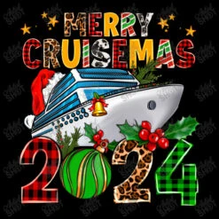Merry Cruisemas 2024 Women's V-Neck T-Shirt -DIOO Clothing Shop d.2526965051.25097350.s3.1 000000 YXJ0aXN0c2hvdA 800x800 1