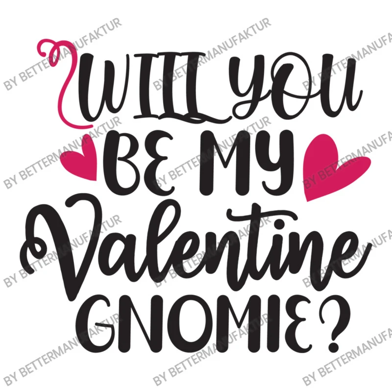 Will You Be My Valentine Gnomie Happy Valentine S Women's V-Neck T-Shirt 7 Will You Be My Valentine Gnomie Happy Valentine S Women's V-Neck T-Shirt - Image 5