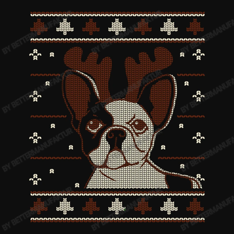 Ugly Christmas French Bulldog Puppy With Reindeer Crop Top 5 Ugly Christmas French Bulldog Puppy With Reindeer Crop Top - Image 3