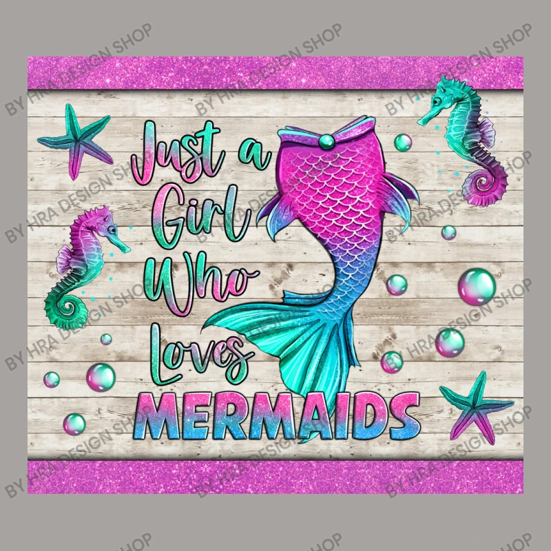Just A Girl Who Loves Mermaid Racerback Tank 7 Just A Girl Who Loves Mermaid Racerback Tank - Image 5
