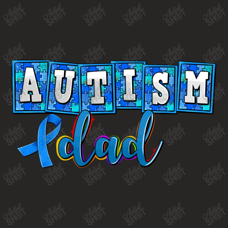 Autism Dad Ladies Fitted T-Shirt 7 Autism Dad Ladies Fitted T-Shirt - Image 5