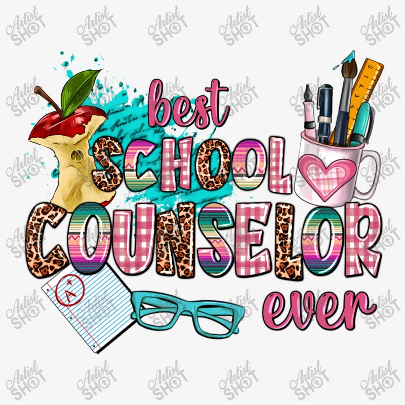 Best School Counselor Ever All Over Women's T-shirt 7 Best School Counselor Ever All Over Women's T-shirt - Image 5