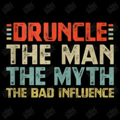 Druncle The Man The Myth The Bad Influence Women's V-Neck T-Shirt -DIOO Clothing Shop d.2527120525.25102563.s3.1 000000 YXJ0aXN0c2hvdA 800x800 1