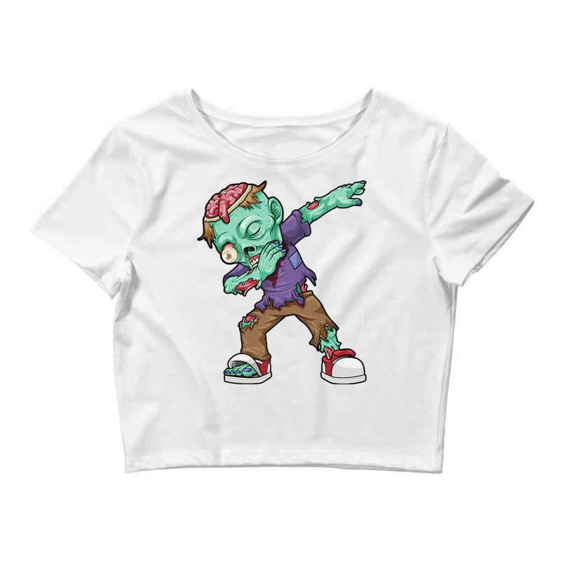 Dabbing Zombie Halloween Costume Funny Zombies Boy Crop Top 3 Dabbing Zombie Halloween Costume Funny Zombies Boy Crop Top