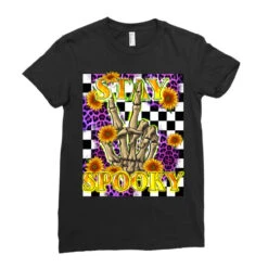 Stay Skeleton Hand Spooky Ladies Fitted T-Shirt 9 Stay Skeleton Hand Spooky Ladies Fitted T-Shirt -DIOO Clothing Shop pd.2526217349.36.25057558.s3.1 front black ffffff none x0y0 154 800x800 1