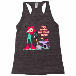 You Make Me Feel Alive Sublimation Racerback Tank -DIOO Clothing Shop pd.2526230127.45.25084704.s3.1 front charcoal black ffffff none x0y0 144 800x800 1