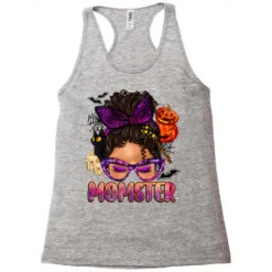 Momster Messy Bun Racerback Tank -DIOO Clothing Shop pd.2526264771.45.25057173.s3.1 front grey ffffff none x0y0 144 800x800 1
