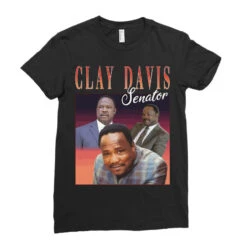 Clay Davis From The Wire Homage Ladies Fitted T-Shirt -DIOO Clothing Shop pd.2526269872.36.25085998.s3.1 front black ffffff none x0y2 154 800x800 1