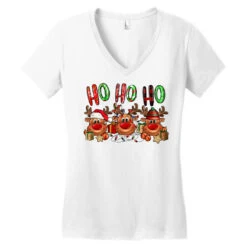 Ho Ho Ho Reindeer Women's V-Neck T-Shirt 9 Ho Ho Ho Reindeer Women's V-Neck T-Shirt -DIOO Clothing Shop pd.2526277923.72.25057751.s3.1 front white ffffff none x0y0 138 800x800 1