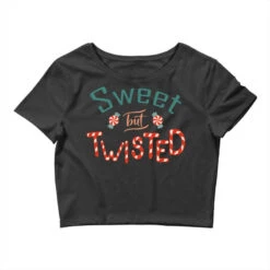 Crm23112202 Sweet But Twisted Svg Crop Top