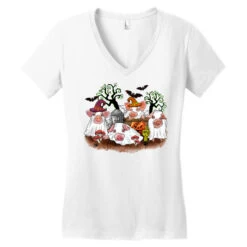 Halloween Pigs Women's V-Neck T-Shirt -DIOO Clothing Shop pd.2526284902.72.25056993.s3.1 front white ffffff none x0y0 138 800x800 1