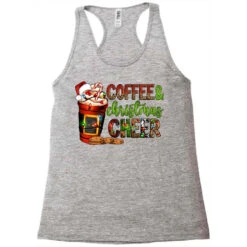 Coffee And Christmas Cheer Racerback Tank -DIOO Clothing Shop pd.2526288345.45.25057716.s3.1 front grey ffffff none x0y0 144 800x800 1