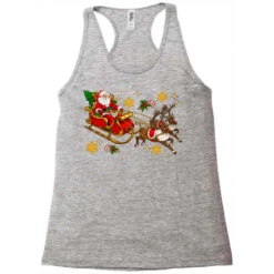 Santa Sleigh And Reindeers Racerback Tank 9 Santa Sleigh And Reindeers Racerback Tank -DIOO Clothing Shop pd.2526349555.45.25087160.s3.1 front grey ffffff none x0y0 144 800x800 1