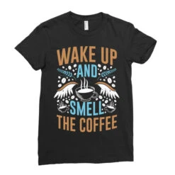 Wake Up And Smell The Coffee Ladies Fitted T-Shirt -DIOO Clothing Shop pd.2526384459.36.25088379.s3.1 front black ffffff none x2y0 150 800x800 1