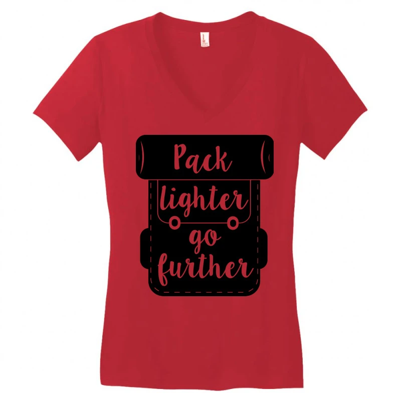 Pack Lighter Go Further Women's V-Neck T-Shirt 5 Pack Lighter Go Further Women's V-Neck T-Shirt - Image 3