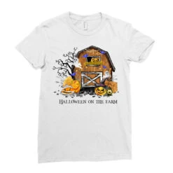 Halloween On The Farm Sublimation Ladies Fitted T-Shirt -DIOO Clothing Shop pd.2526463457.36.25090834.s3.1 front white ffffff none x0y0 154 800x800 1