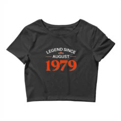 Legend Since August 1979 Vintage Crop Top