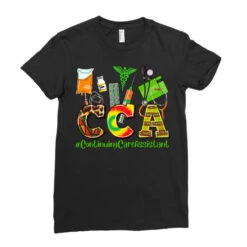 Cca Countinuing Care Assistant Juneteenth Ladies Fitted T-Shirt -DIOO Clothing Shop pd.2526521528.36.25090698.s3.1 front black ffffff none x0y0 154 800x800 1