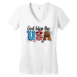 God Bless The USA Women's V-Neck T-Shirt -DIOO Clothing Shop pd.2526568329.72.25093629.s3.1 front white ffffff none x0y0 138 800x800 1