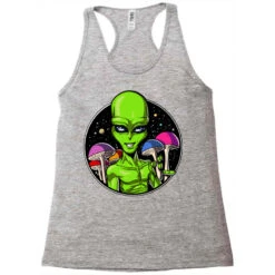 Alien Magic Mushrooms Psychedelic Psilocybin Shroo Racerback Tank -DIOO Clothing Shop pd.2526615665.45.25069076.s3.1 front grey ffffff none x0y0 144 800x800 1