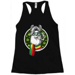Llama Rastafari Smoking Weed Racerback Tank 9 Llama Rastafari Smoking Weed Racerback Tank -DIOO Clothing Shop pd.2526646425.45.25082828.s3.1 front black ffffff none x6.5y0 131 800x800 1