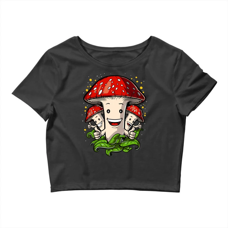 Magic Mushrooms Psilocybin Shrooms Crop Top 3 Magic Mushrooms Psilocybin Shrooms Crop Top
