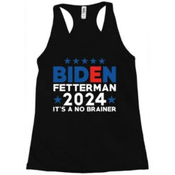 Biden Fetterman 2024 It's A No Brainer Racerback Tank -DIOO Clothing Shop pd.2526730348.45.25095473.s3.1 front black ffffff none x0y0 144 800x800 1