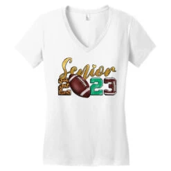 Western Senior 2023 American Football Women's V-Neck T-Shirt -DIOO Clothing Shop pd.2526732344.72.25095323.s3.1 front white ffffff none x0y0 138 800x800 1