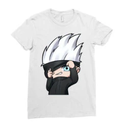 Chibi Gojo Ninja Ladies Fitted T-Shirt -DIOO Clothing Shop pd.2526831015.36.25098402.s3.1 front white ffffff none x8.5y0.5 137 800x800 1